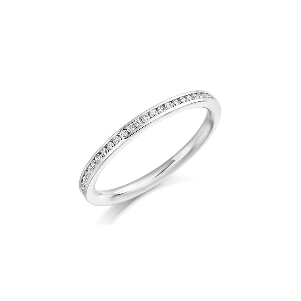 Francis & Gaye 0.20ct Diamond Half Eternity Ring