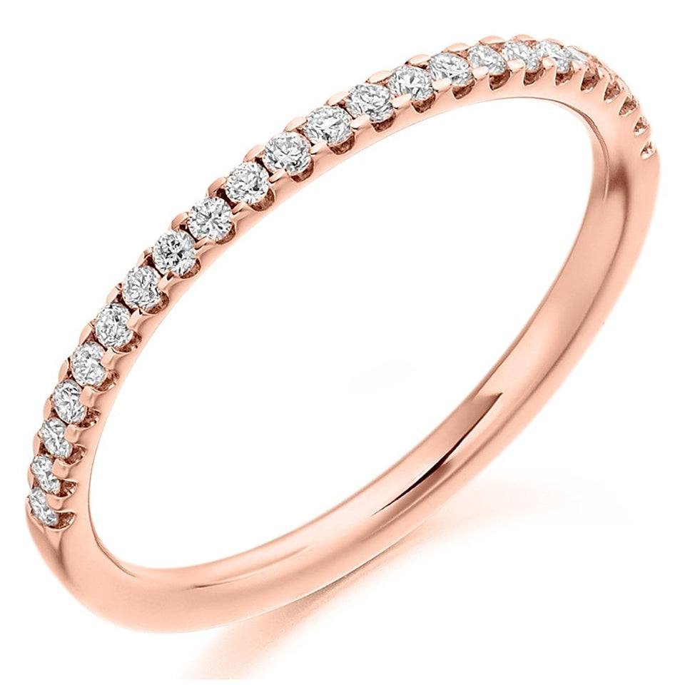 Francis & Gaye 0.25ct Diamond Half Eternity Ring