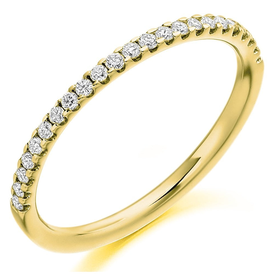 Francis & Gaye 0.25ct Diamond Half Eternity Ring