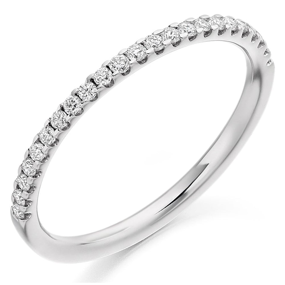Francis & Gaye 0.25ct Diamond Half Eternity Ring