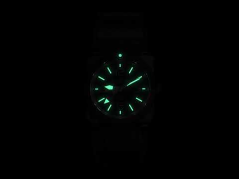 Bell & Ross Men's NEW BR 03-93 GMT Automatic Watch