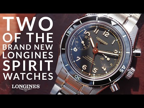Longines Men's Spirit Pilot 39mm Automatic Rubber Strap Watch