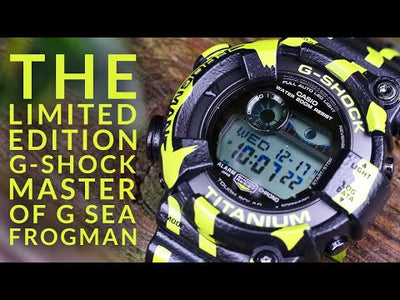 Casio G-Shock MASTER OF G FROGMAN 'The Poison Frog' Limited Edition Watch