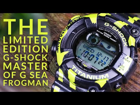 Casio G-Shock MASTER OF G FROGMAN 'The Poison Frog' Limited Edition Watch