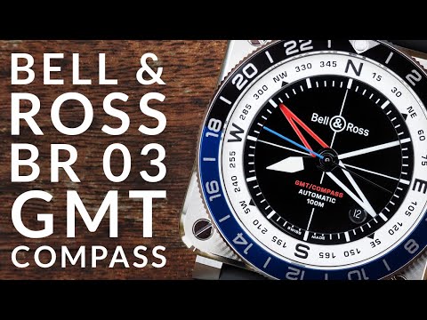 Bell & Ross BR 03 COMPASS GMT Rubber Strap Watch (XXX/500)