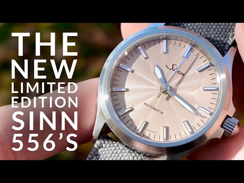 Sinn 556 Sand Canvas Strap 38.5mm Limited Edition Watch (1 of 300)