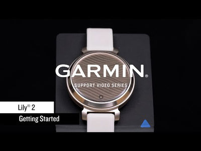 Garmin LILY® 2 CLASSIC Cream Gold & Tan Ladies Fitness Smartwatch