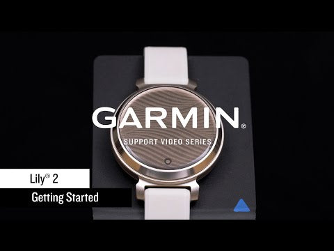 Garmin LILY® 2 CLASSIC Cream Gold & Tan Ladies Fitness Smartwatch