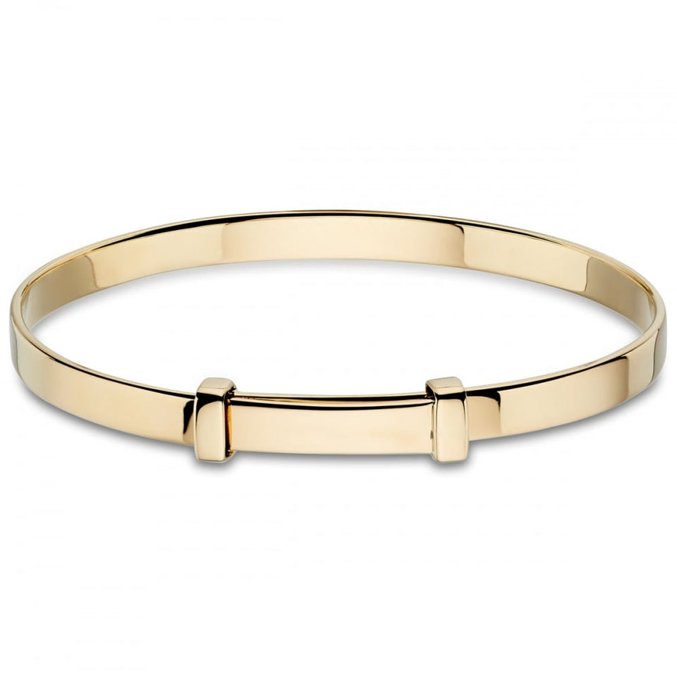 Little Star Flores Gold Plated Children's Baby Bangle