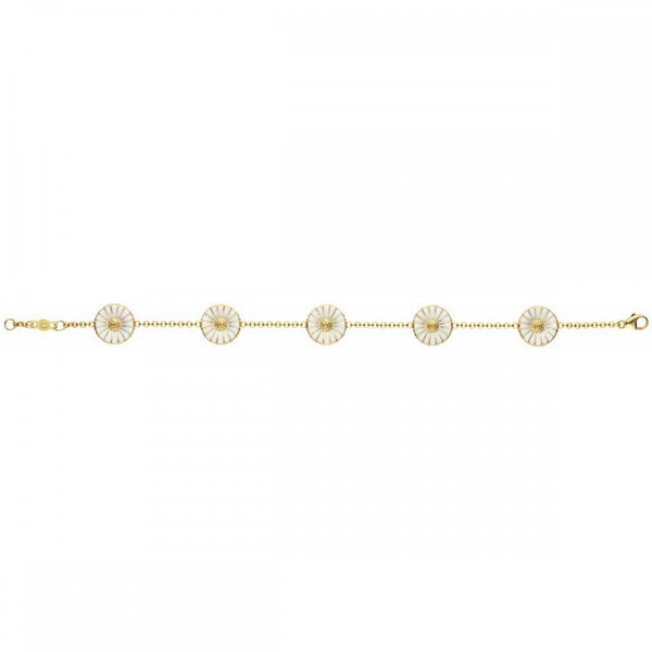 Georg Jensen 18ct Gold Plated Daisy Chain Bracelet