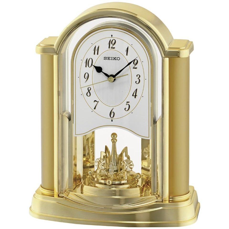 Seiko Gold Finish Mantel Clock