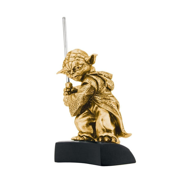 Royal Selangor Star Wars Yoda Gilt Figurine, Limited Edition | XXX/600