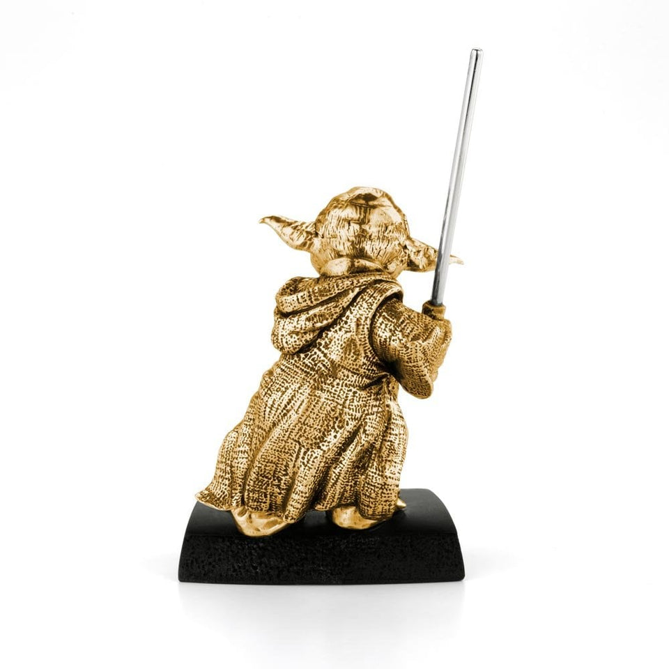 Royal Selangor Star Wars Yoda Gilt Figurine, Limited Edition | XXX/600