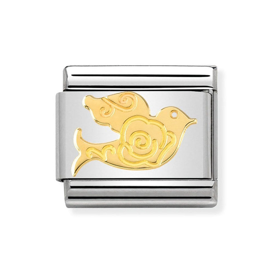 Nomination CLASSIC Gold Dove Versailles Charm