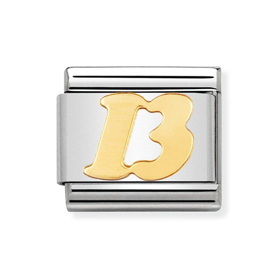 Nomination OUTLET CLASSIC Gold Lucky Number '13' Charm