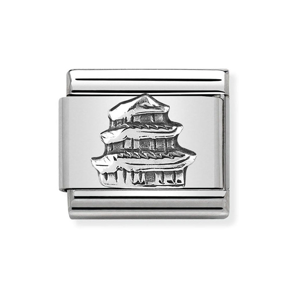 Nomination CLASSIC Silvershine Pagoda Charm
