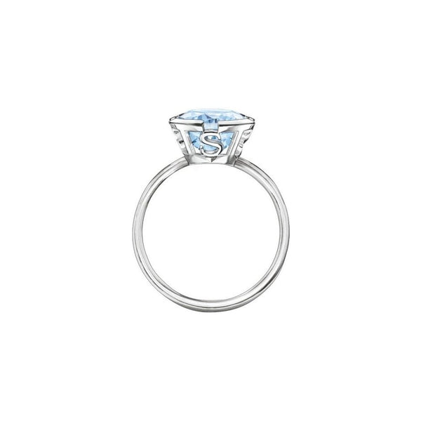 Thomas Sabo Light Blue Pavé Solitaire Ring