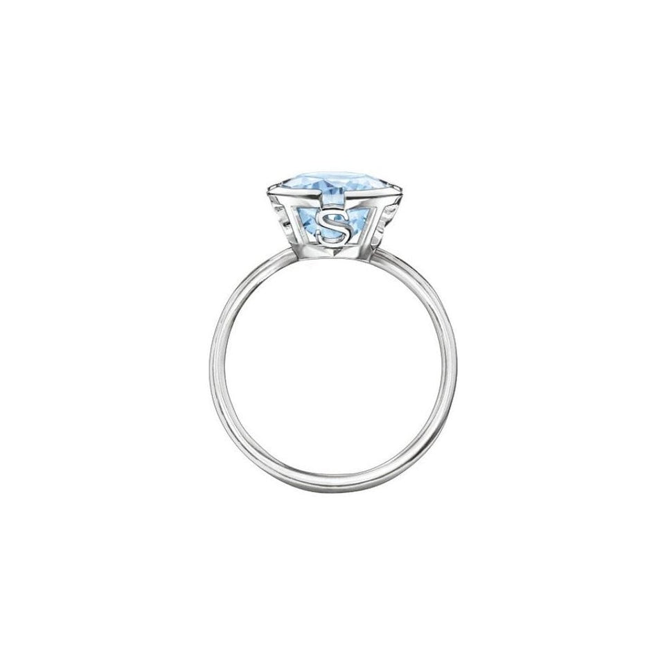 Thomas Sabo Light Blue Pavé Solitaire Ring