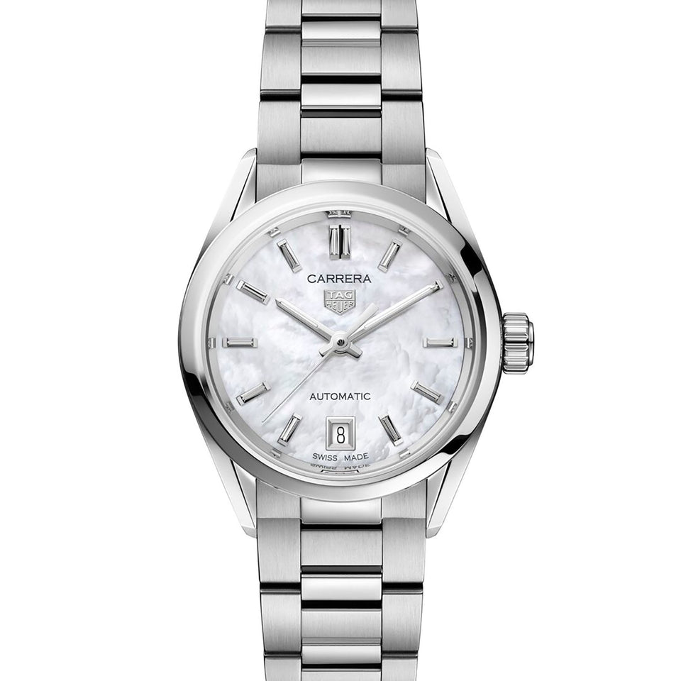 TAG Heuer Carrera Mother of Pearl Automatic Ladies 29mm Watch
