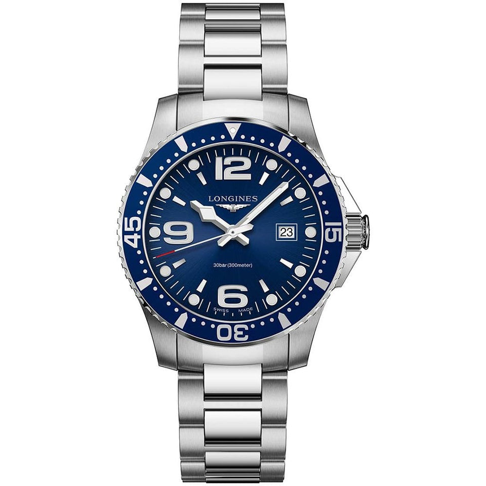 Longines HYDROCONQUEST 39mm Diver's Watch | Blue Dial