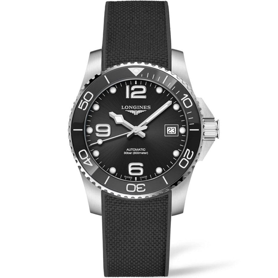 Longines HYDROCONQUEST 39mm Men's Automatic Black Watch