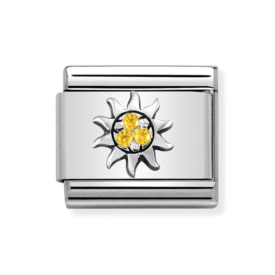 Nomination OUTLET CLASSIC Silvershine Sparkly Sun Charm