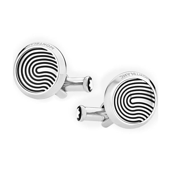 Montblanc Men's Fingerprint Pattern Cufflinks
