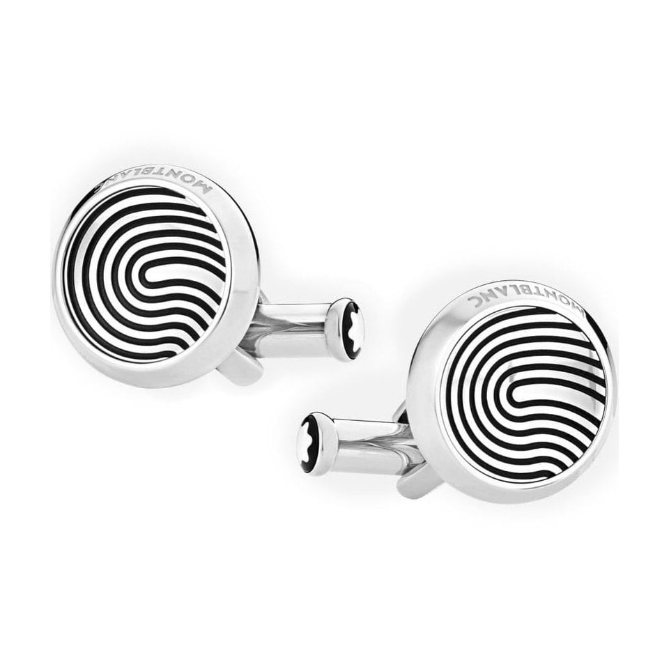 Montblanc Men's Fingerprint Pattern Cufflinks