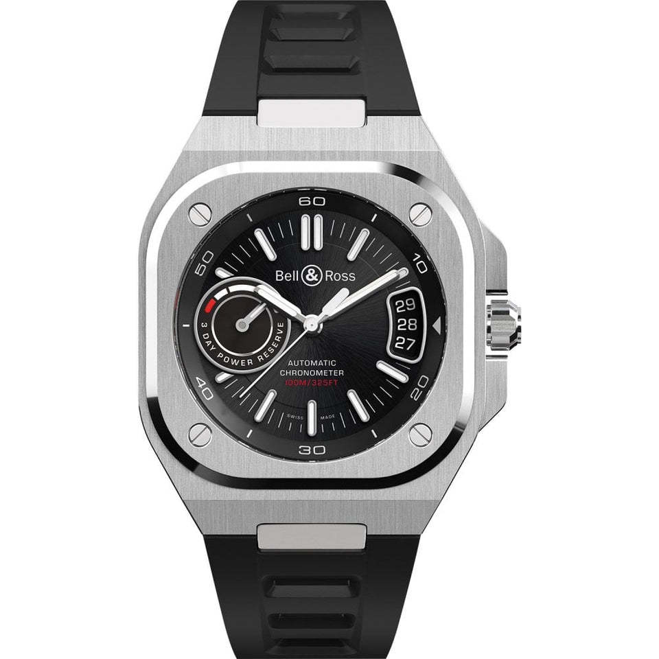 Bell & Ross BR-X5 BLACK STEEL 41mm COSC Auto Men's Watch