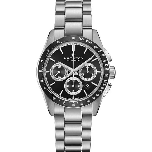 Hamilton JAZZMASTER PERFORMER Chronograph 42mm Watch | Black Dial