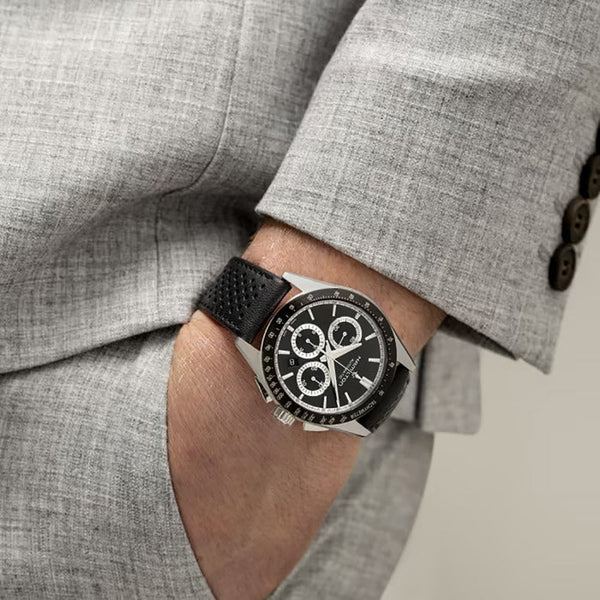 Hamilton JAZZMASTER PERFORMER Chronograph 42mm Watch | Black Dial