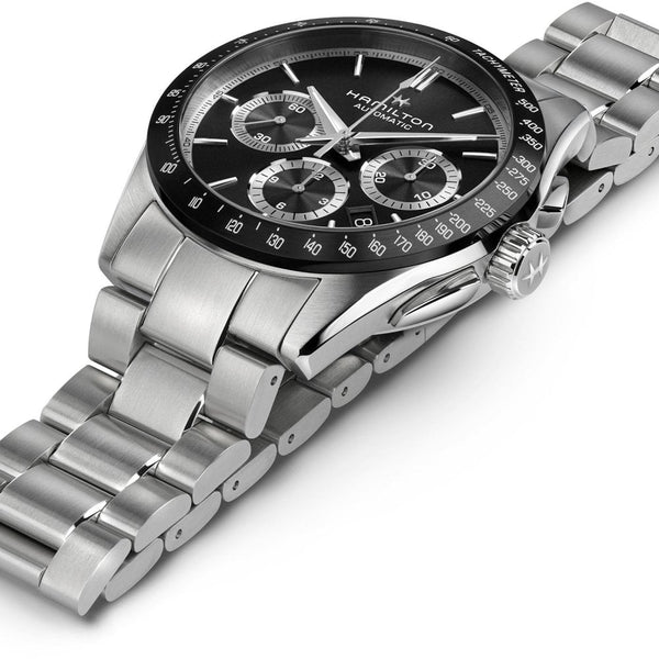 Hamilton JAZZMASTER PERFORMER Chronograph 42mm Watch | Black Dial