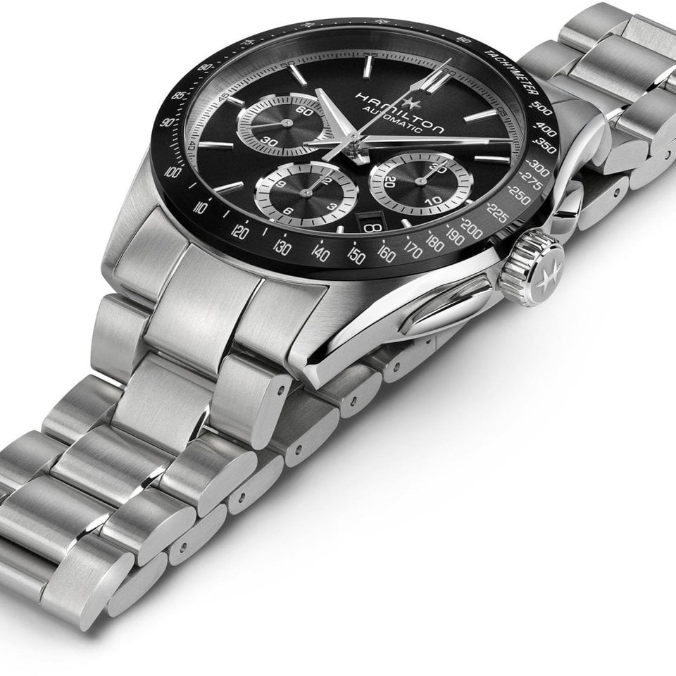 Hamilton JAZZMASTER PERFORMER Chronograph 42mm Watch | Black Dial