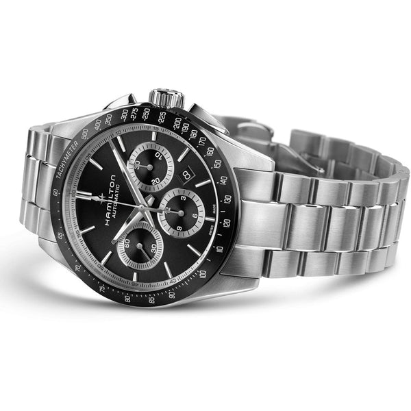 Hamilton JAZZMASTER PERFORMER Chronograph 42mm Watch | Black Dial
