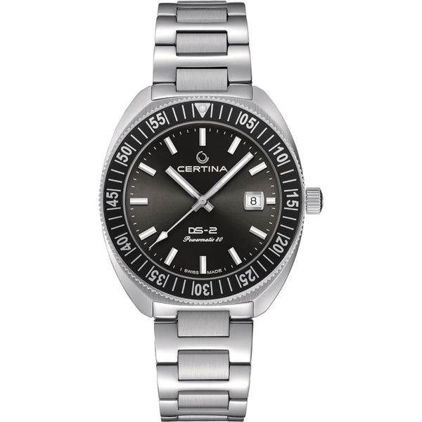 Certina DS-2 Powermatic 41mm Watch | Grey Dial