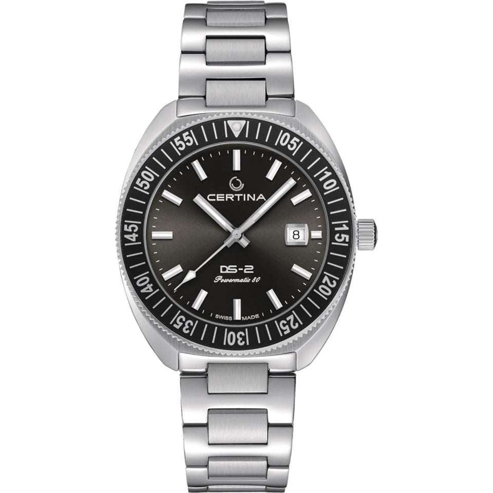 Certina DS-2 Powermatic 41mm Watch | Grey Dial