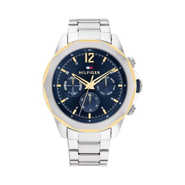 Tommy Hilfiger Men's Lars 46mm Layered Case Bracelet Watch