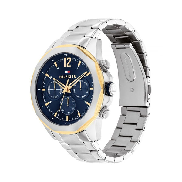 Tommy Hilfiger Men's Lars 46mm Layered Case Bracelet Watch