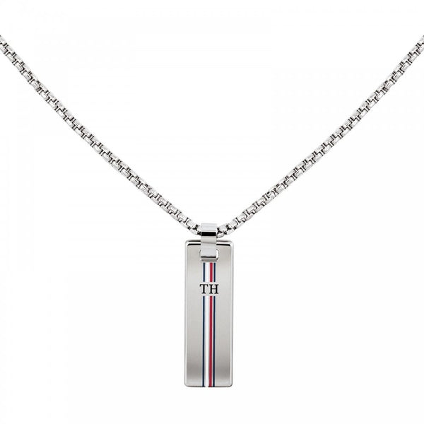 Tommy Hilfiger Gents Dressed Up Thin Dog Tag Necklace