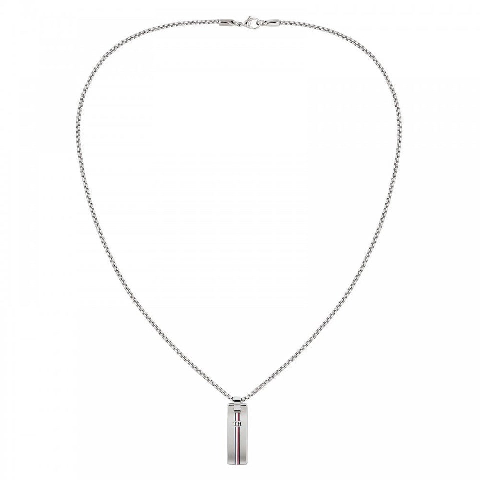 Tommy Hilfiger Gents Dressed Up Thin Dog Tag Necklace