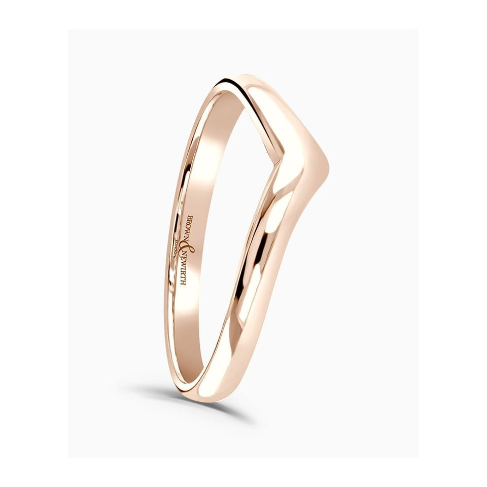 Brown & Newirth Classic Wishbone Wedding Ring