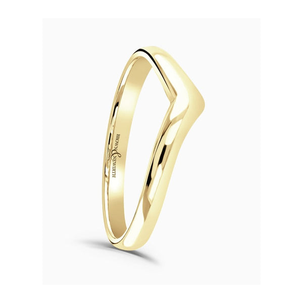 Brown & Newirth Classic Wishbone Wedding Ring