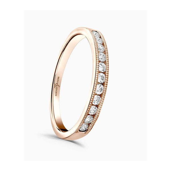 Brown & Newirth 0.25ct Millgrain Edge Wedding Ring
