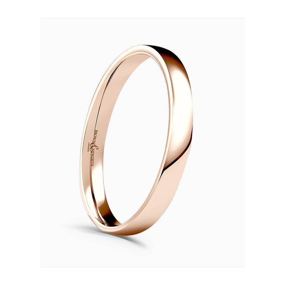 Brown & Newirth Low-Domed Modern Court Wedding Ring
