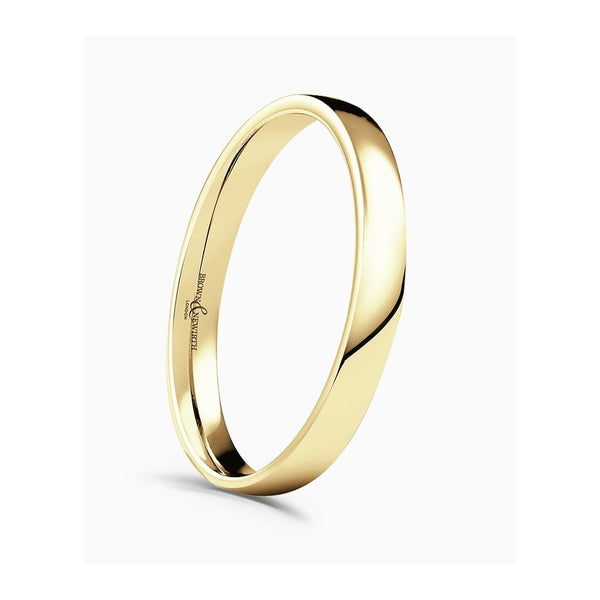 Brown & Newirth Low-Domed Modern Court Wedding Ring
