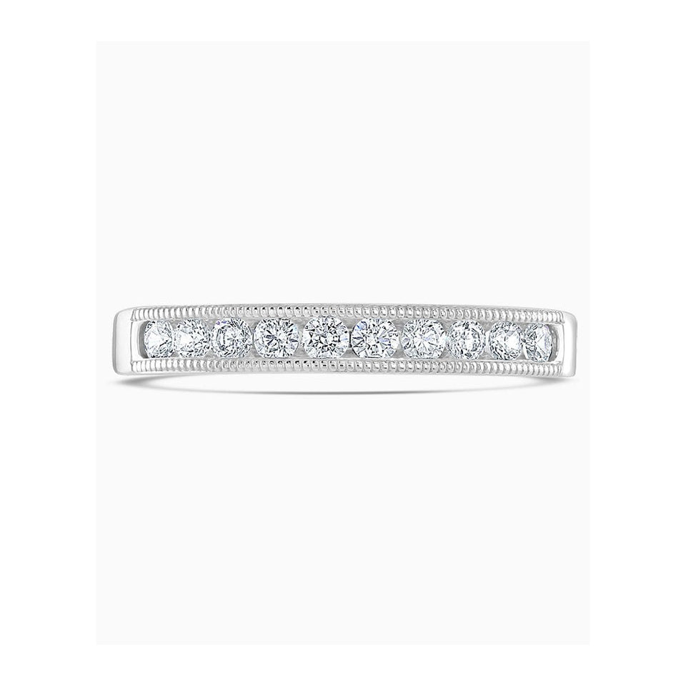 Brown & Newirth 0.25ct Millgrain Edge Wedding Ring