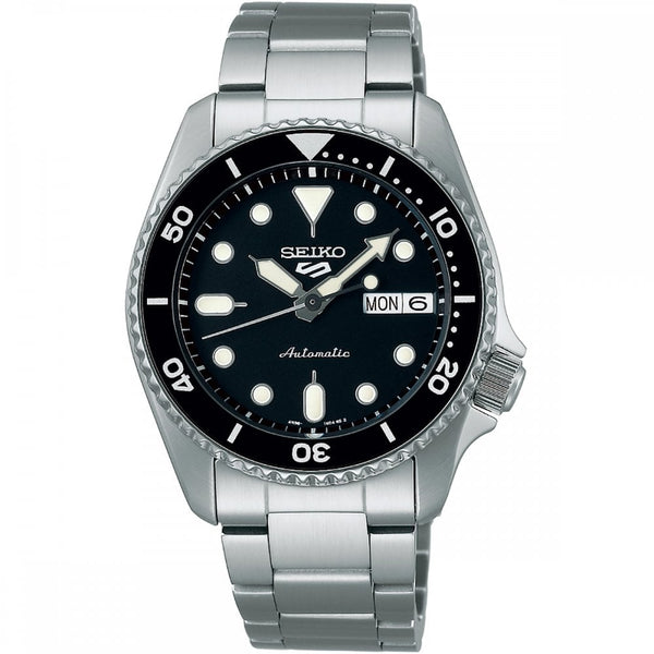 Seiko 5 Sports Men's SKX 'Midi' Black 38mm Automatic Watch