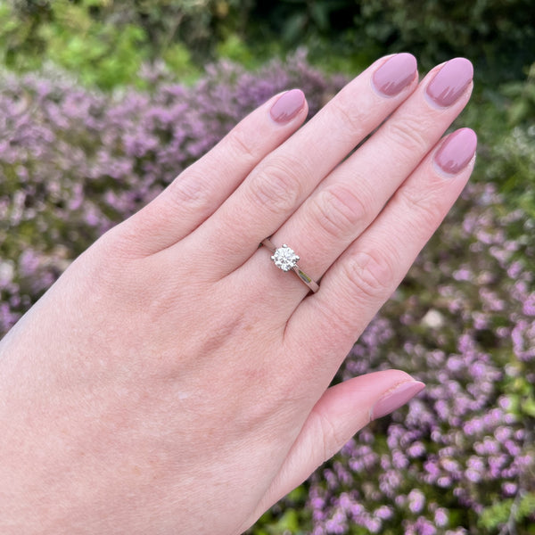 Francis & Gaye PRE-LOVED Platinum 0.70ct Diamond Solitaire Ring