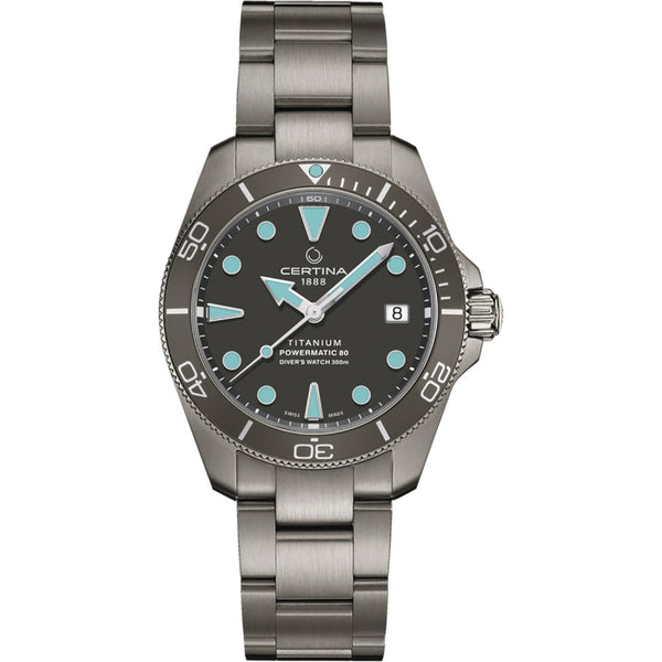 Certina Men's DS ACTION Diver Titanium 38mm Automatic Watch