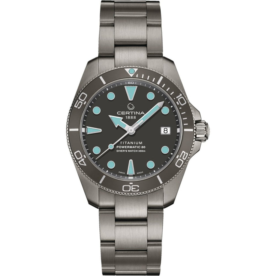 Certina Men's DS ACTION Diver Titanium 38mm Automatic Watch